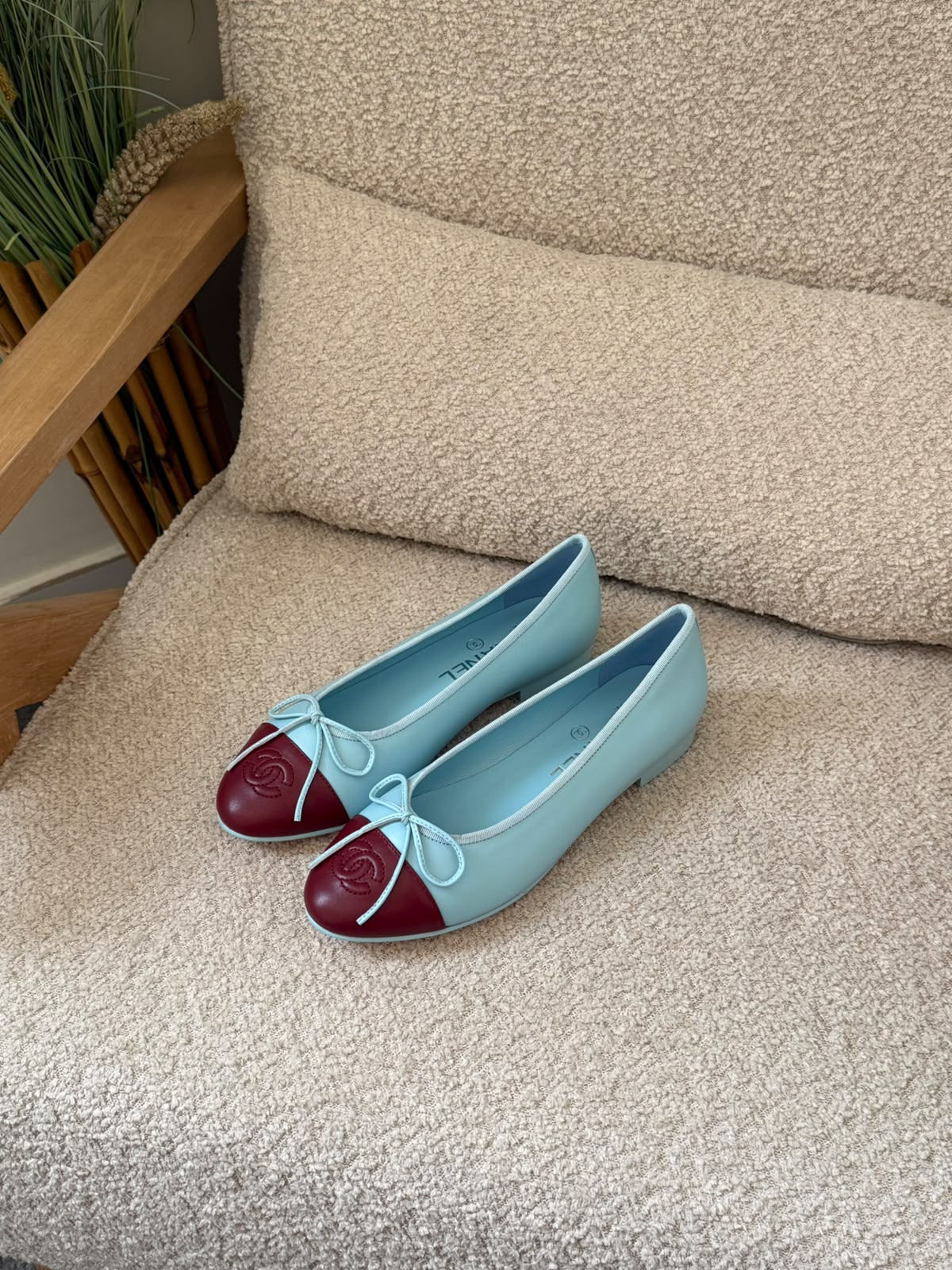 Channel Ballet Flat Sandals