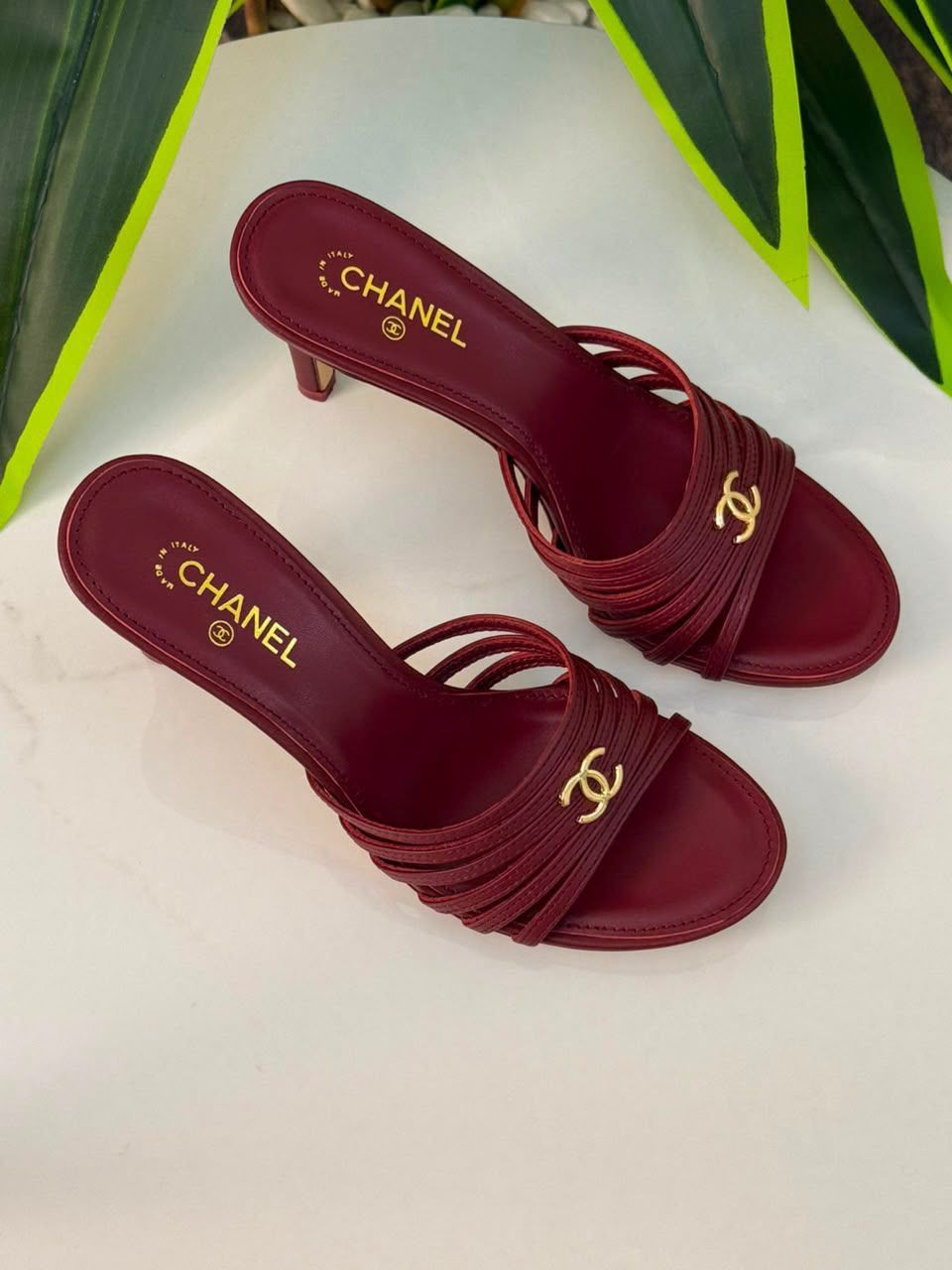 Chanel Calfskin Mules Sandal