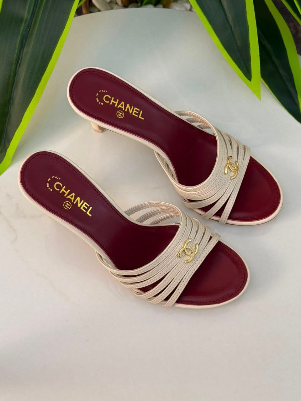 Chanel Calfskin Mules Sandal