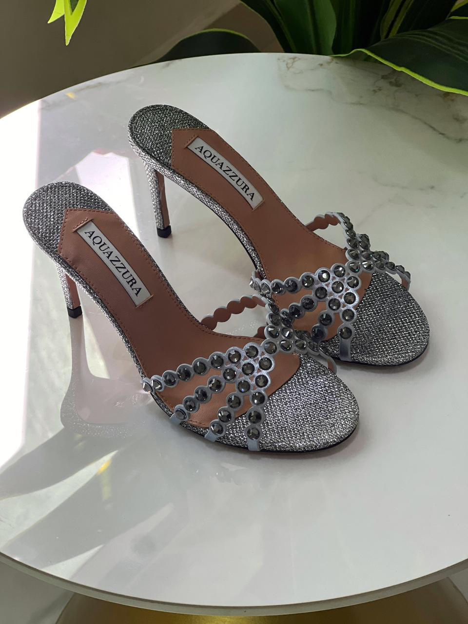 Aquazzura Sandals With Stones