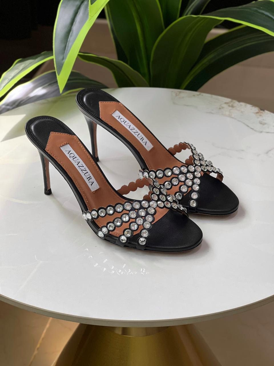 Aquazzura Sandals With Stones