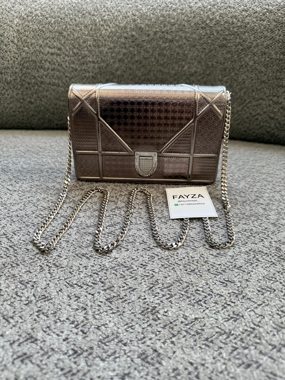 Dior Diorama Cross Body Bag With Chain