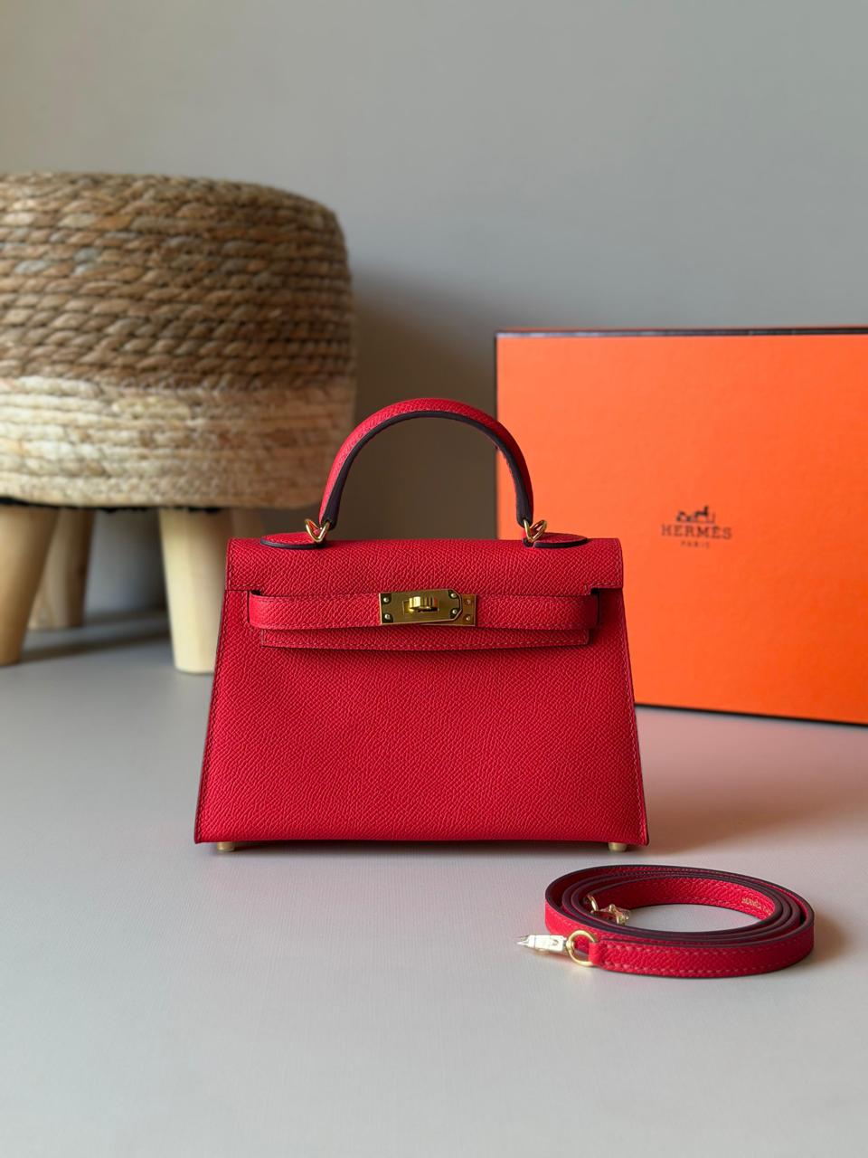Hermes Kelly Epsom Leather 19 cm