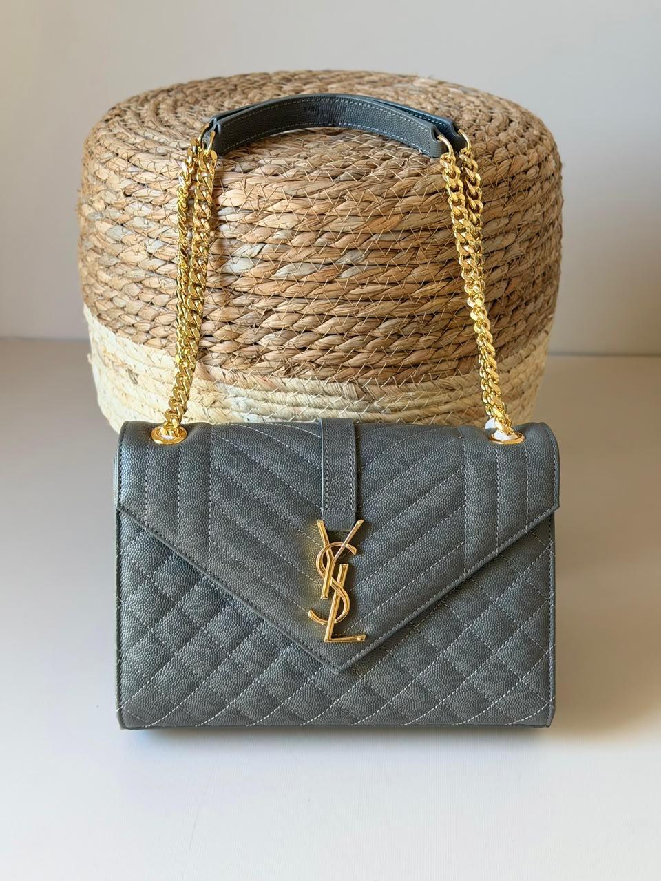 YSL Envelope Bag With Chain