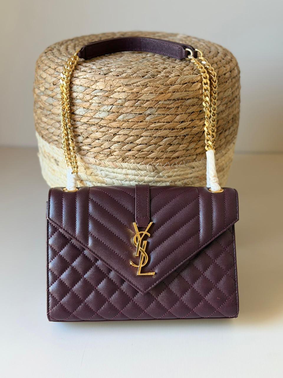 YSL Envelope Bag With Chain