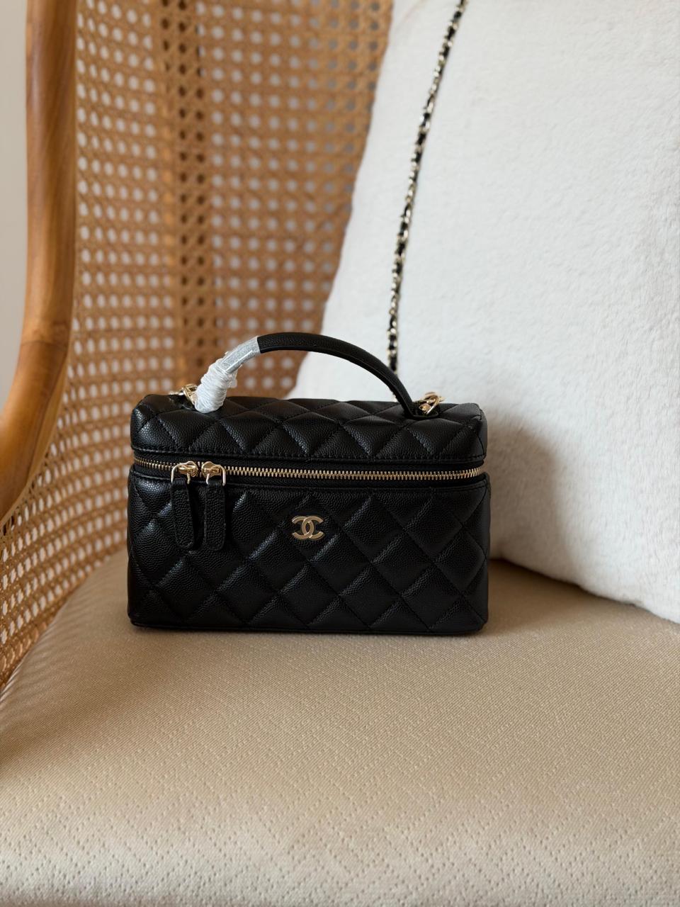Chanel Slim Vanity Bag With Chain