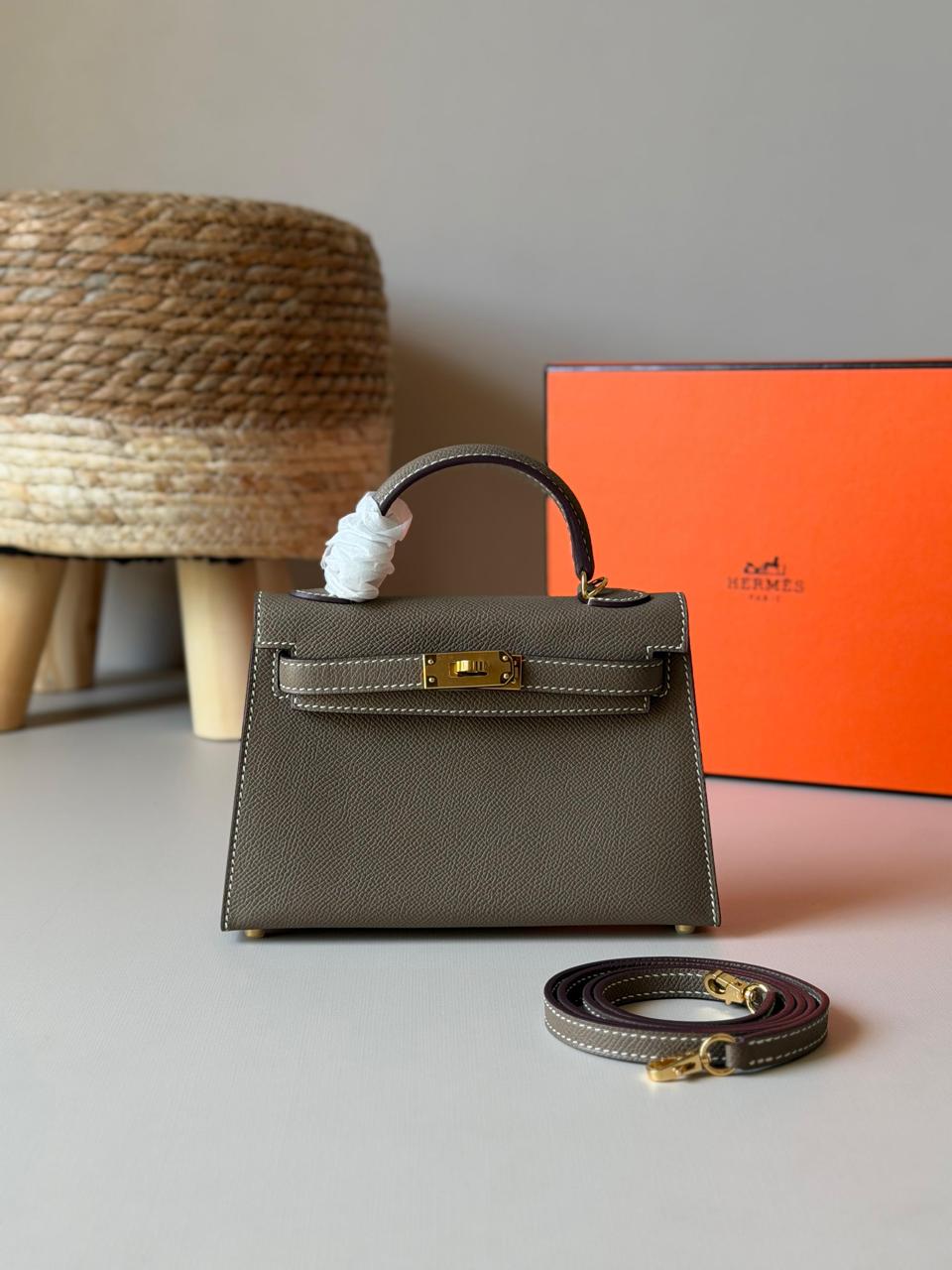 Hermes Kelly Epsom Leather 19 cm