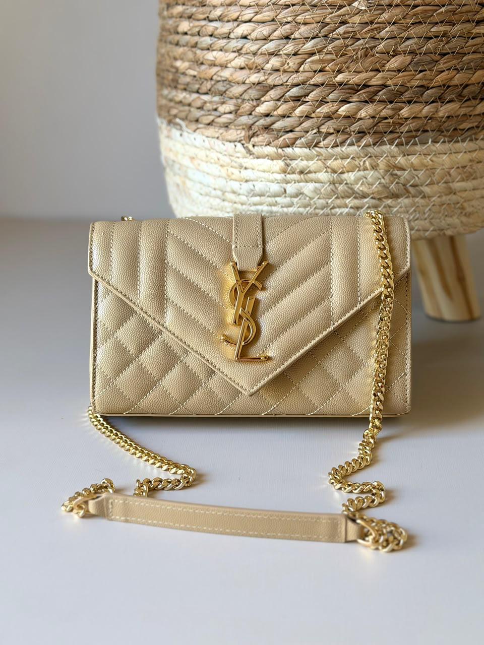 YSL Envelope Bag With Chain