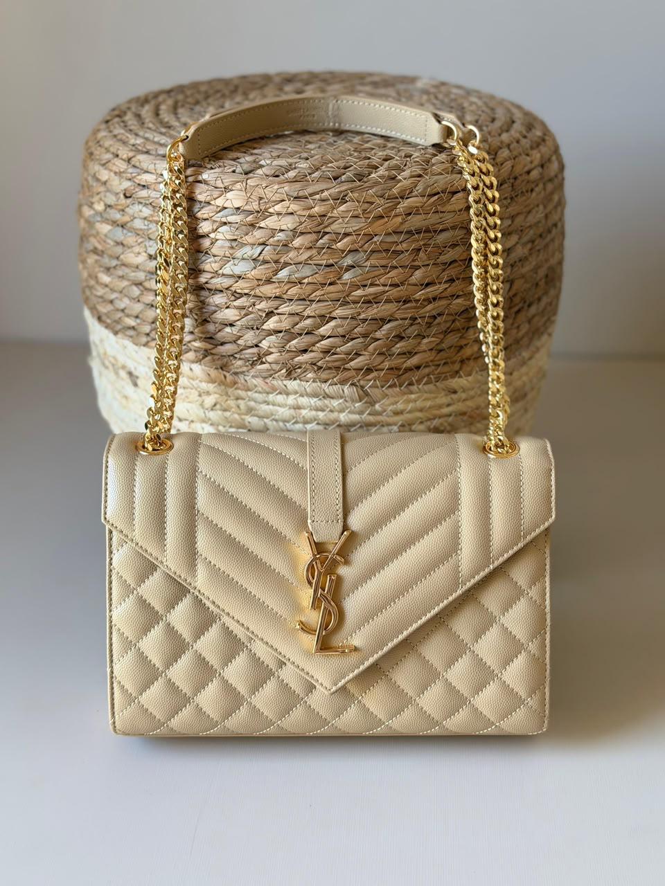 YSL Envelope Bag With Chain