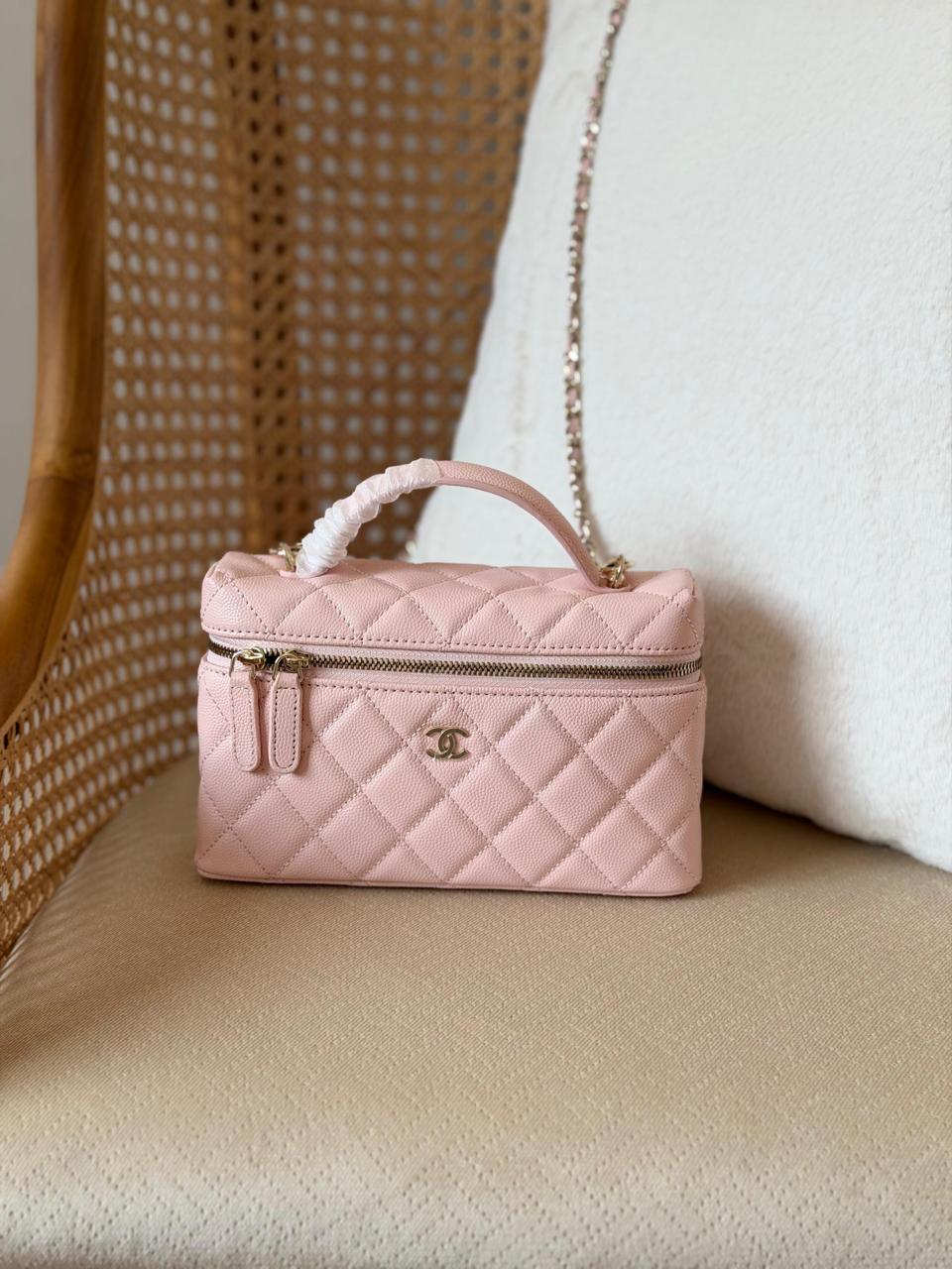 Chanel Slim Vanity Bag With Chain