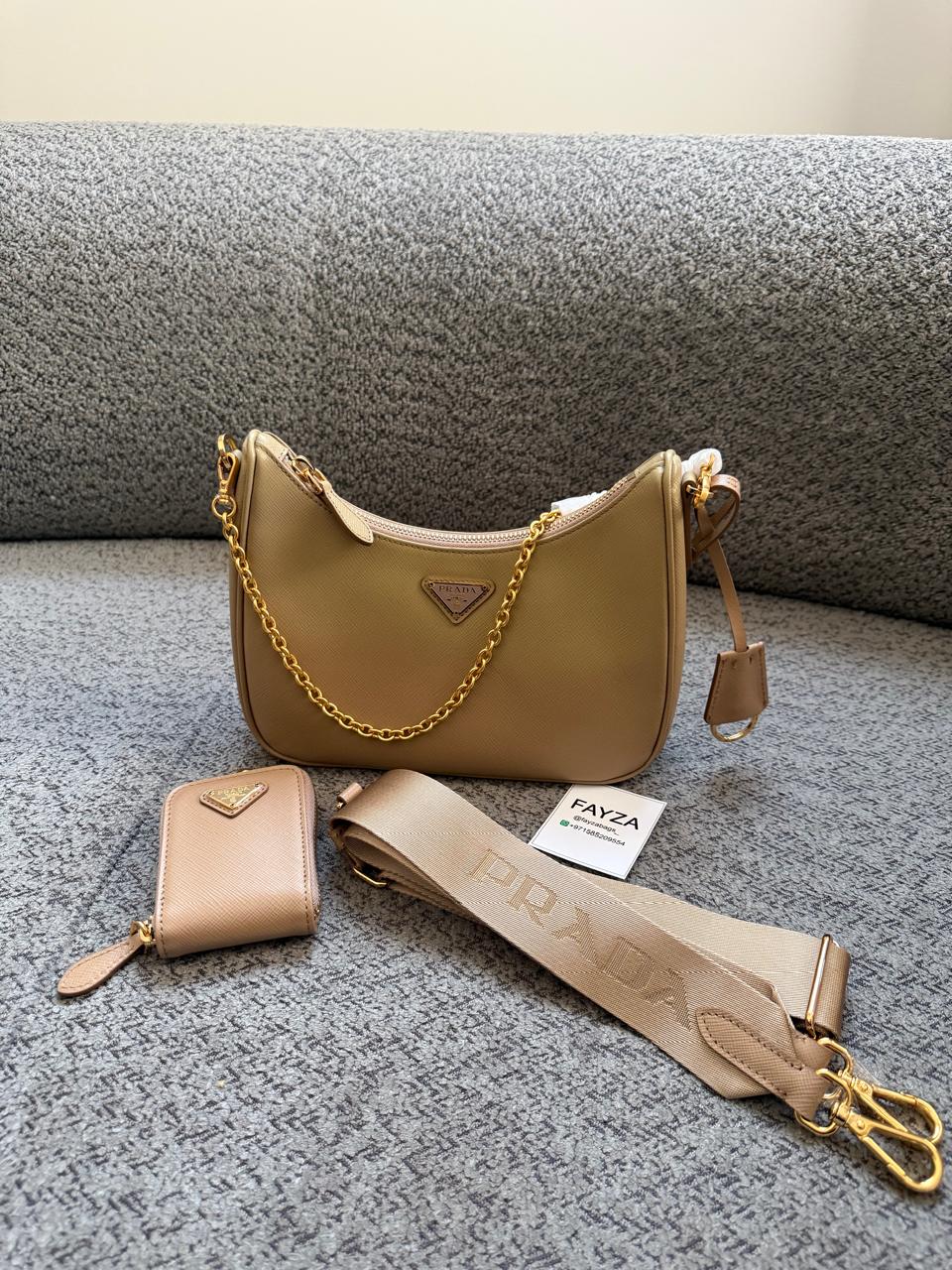 Prada Re-Edition Bag Crafted In Saffiano Leather