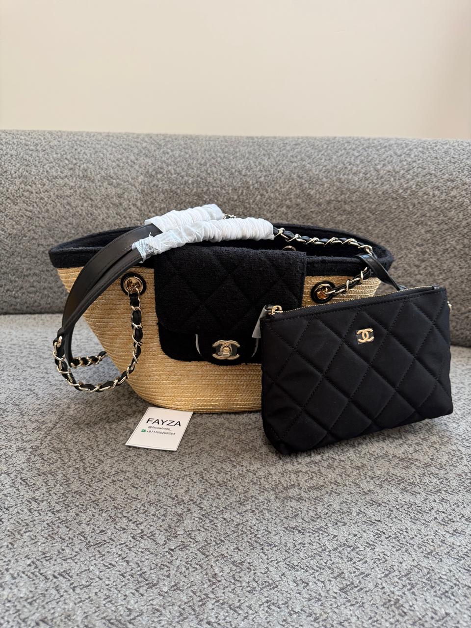 Chanel Braided Straw Mini Bags