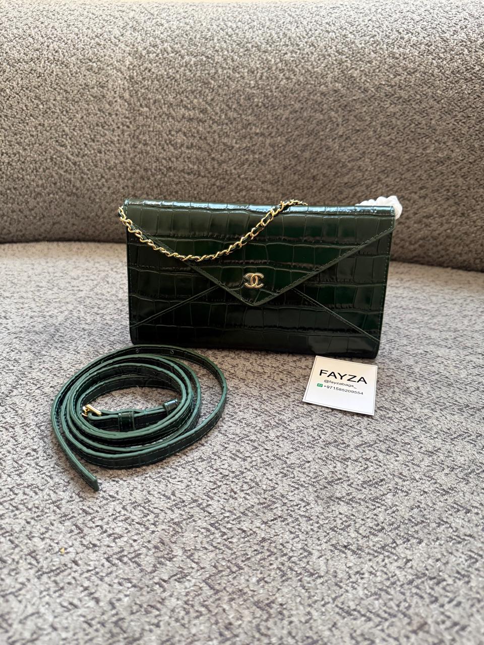 Chanel Envelope Clutch With Chain