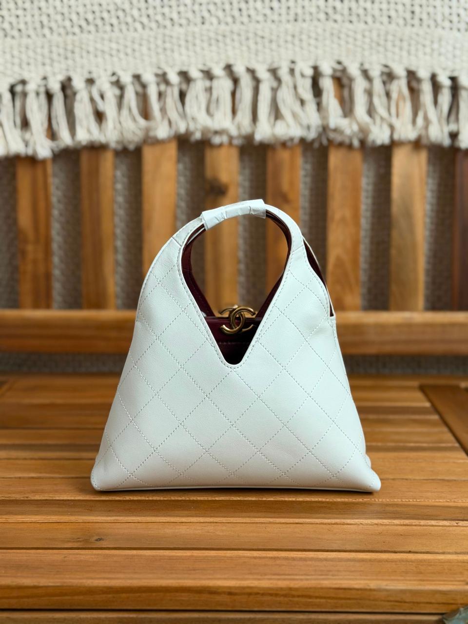 Chanel Tote Calfskin With Gold Logo