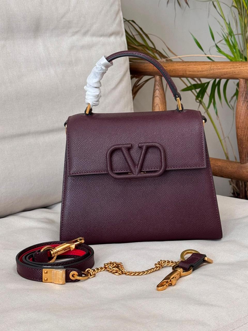 Valentino Calf Leather Vsling Bags