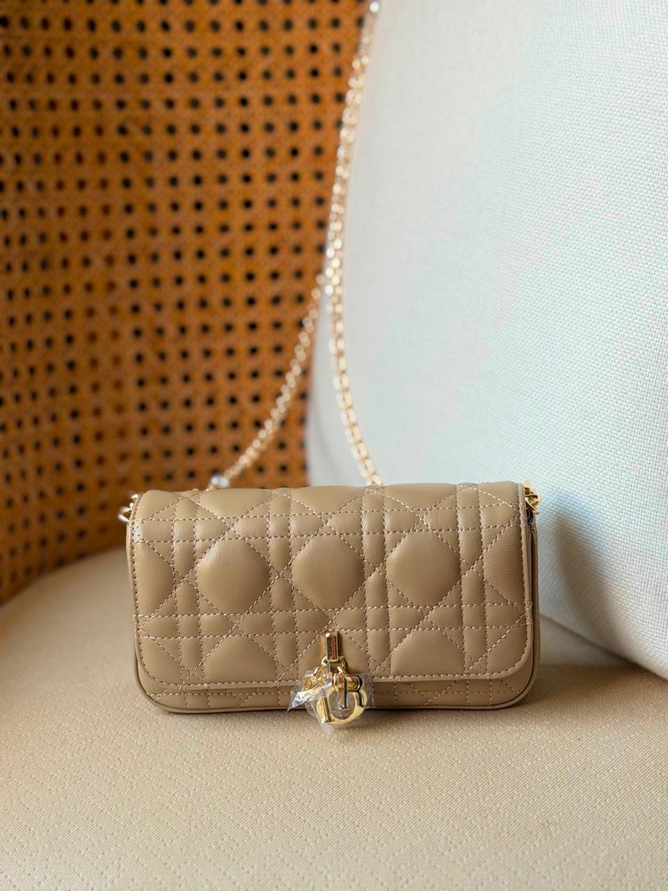Dior Cannage Lambskin Cross Body Bag