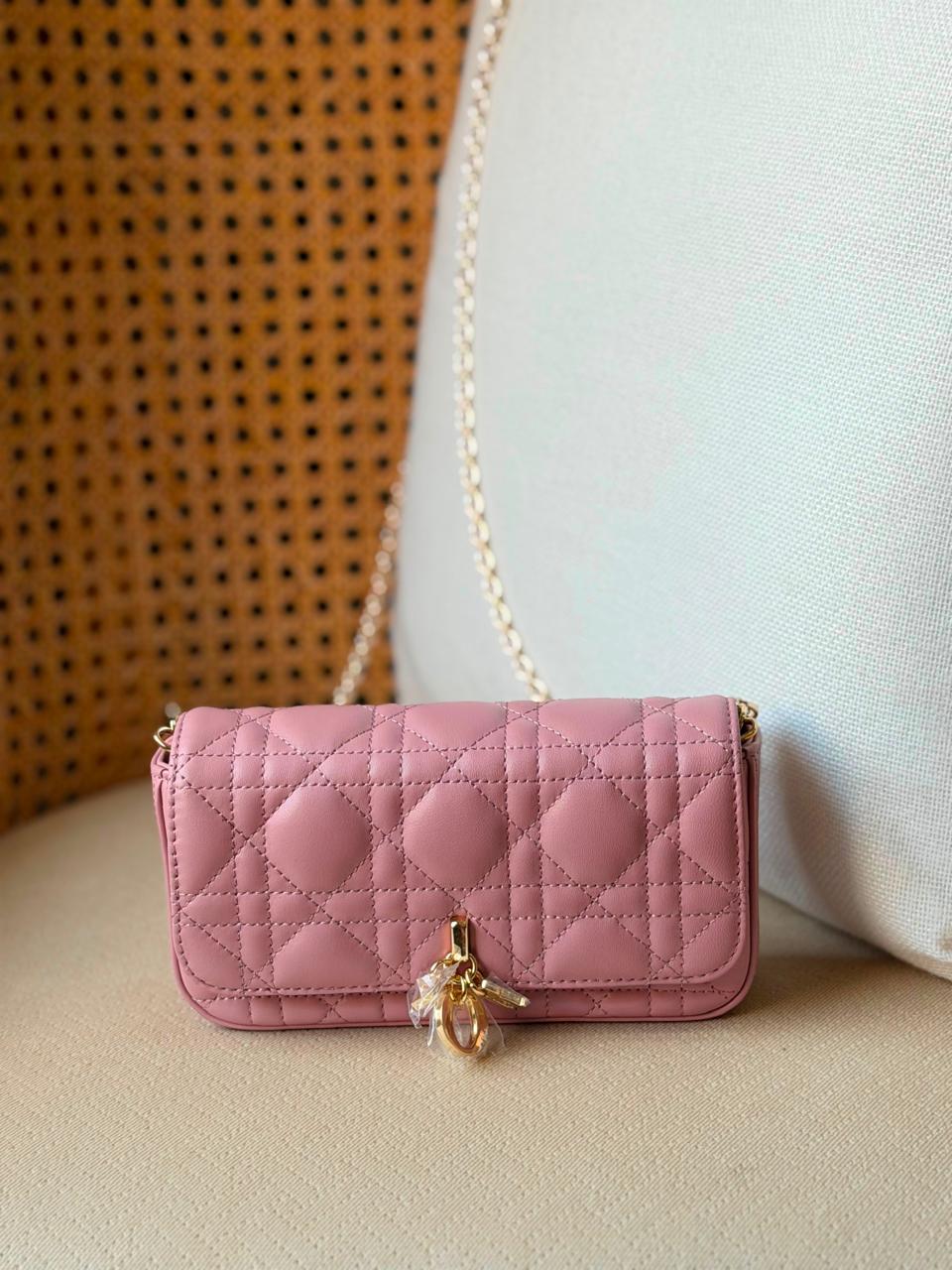 Dior Cannage Lambskin Cross Body Bag