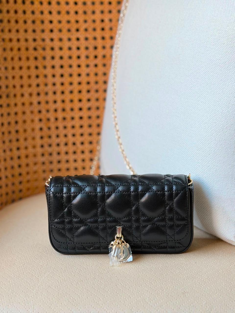 Dior Cannage Lambskin Cross Body Bag