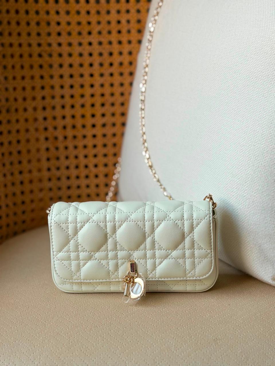 Dior Cannage Lambskin Cross Body Bag