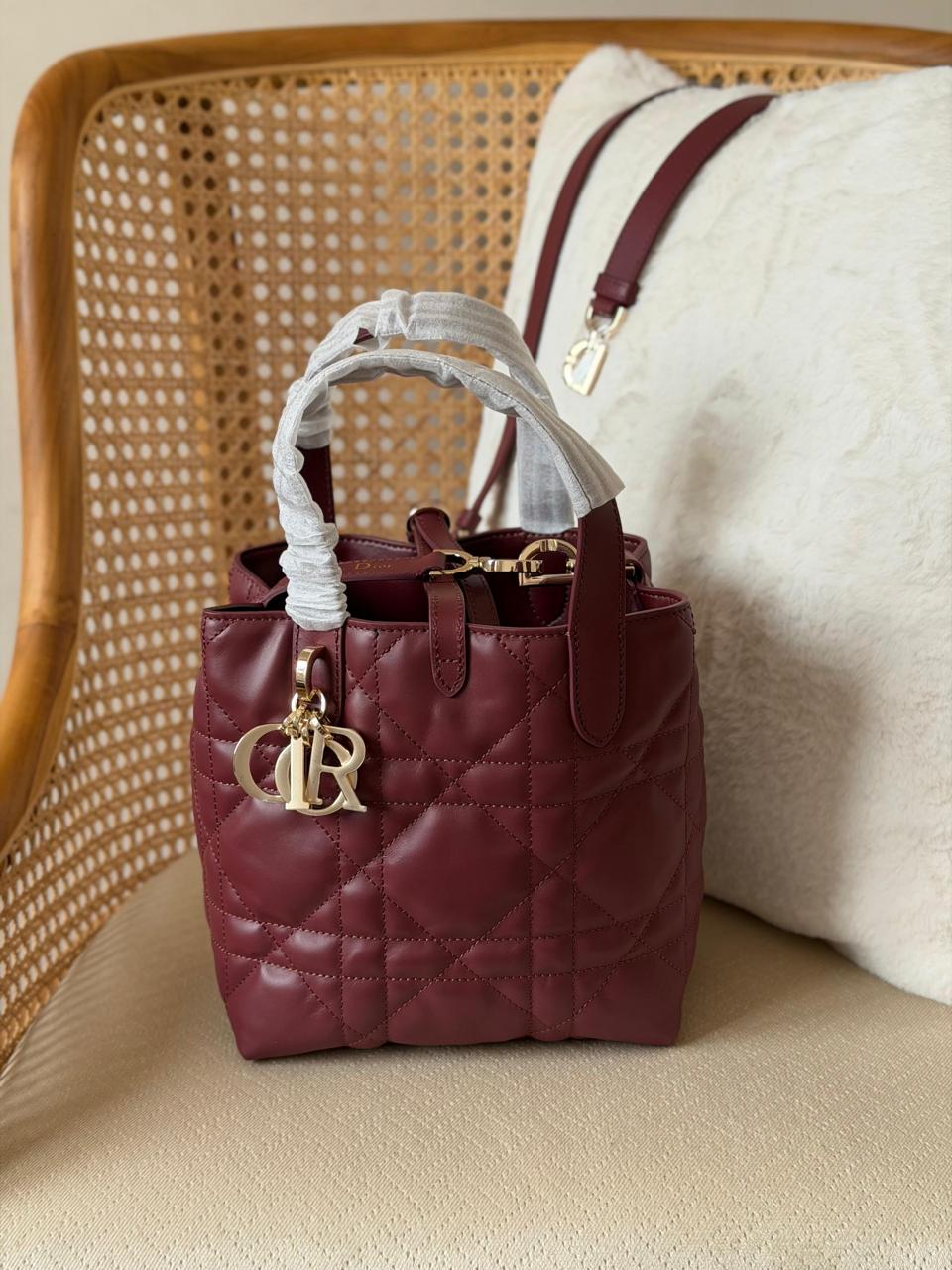 Small Dior Vertical Tote Bags