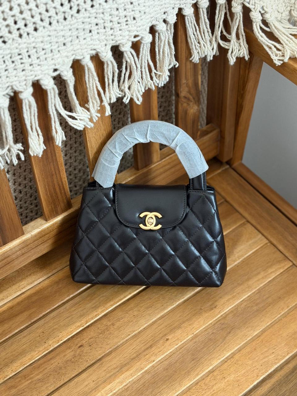 Chanel Nano Kelly Calfskin Bag