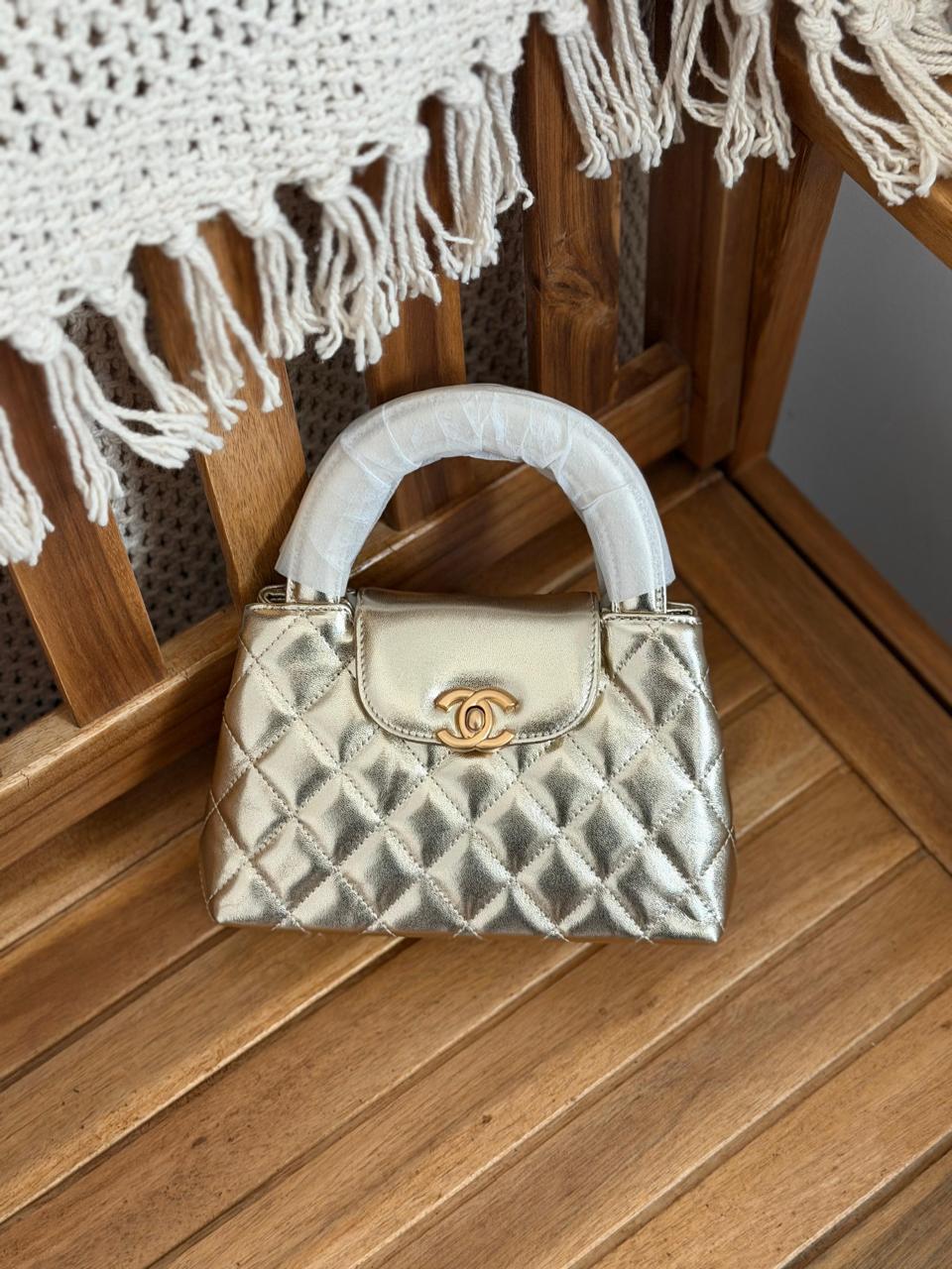 Chanel Nano Kelly Calfskin Bag
