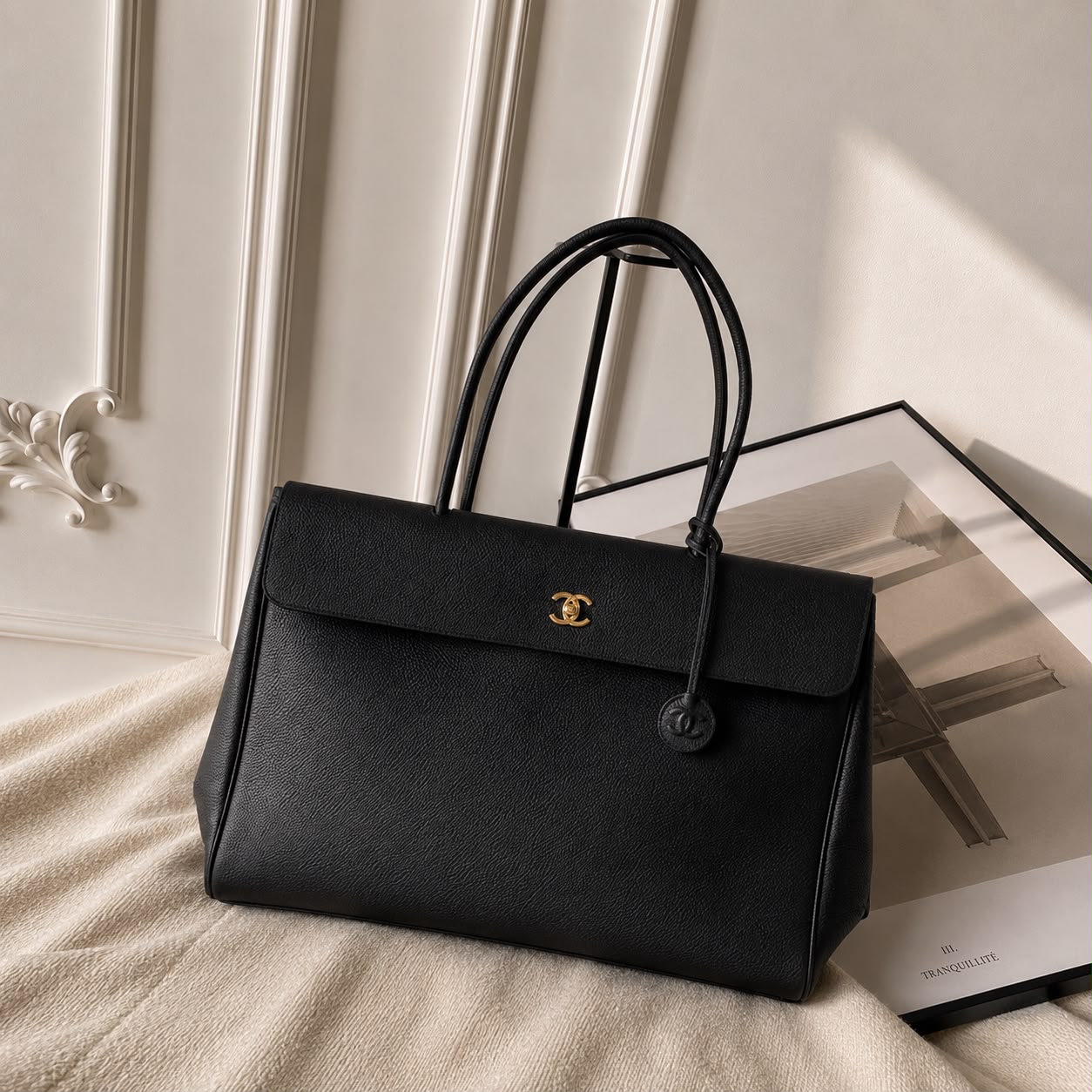 Chanel Big Tote Calfskin Bag