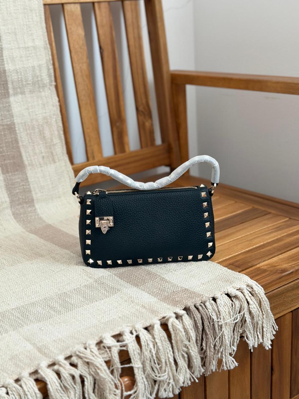 Chanel Small Tote In Calfskin Plain Leather