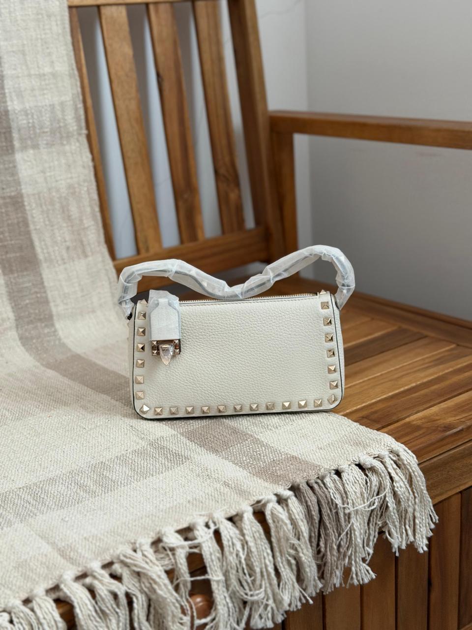 Chanel Small Tote In Calfskin Plain Leather