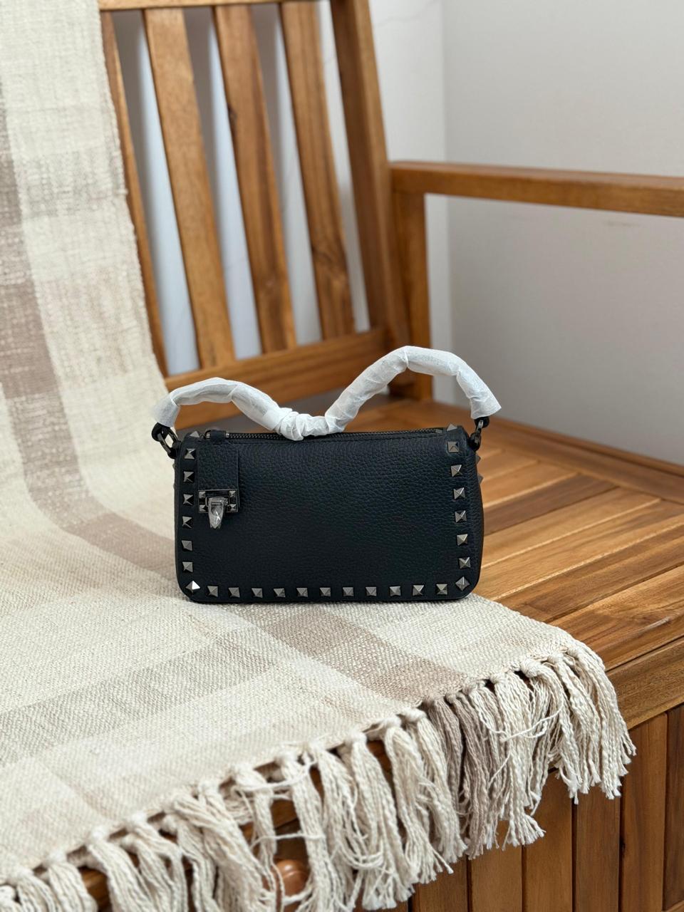 Chanel Small Tote In Calfskin Plain Leather