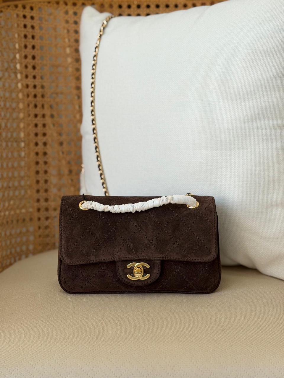 Chanel Classic Suede Flap bag