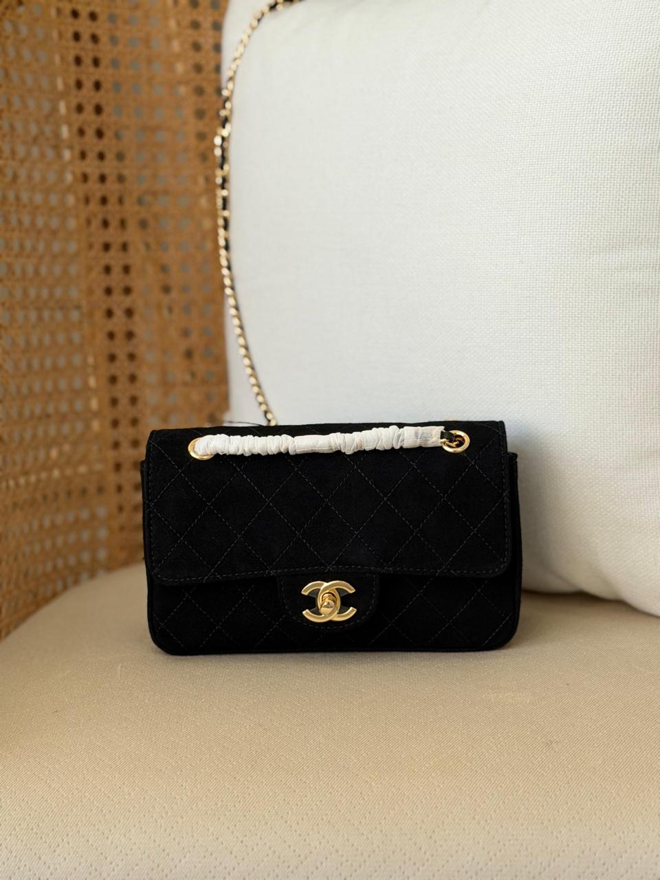 Chanel Classic Suede Flap bag