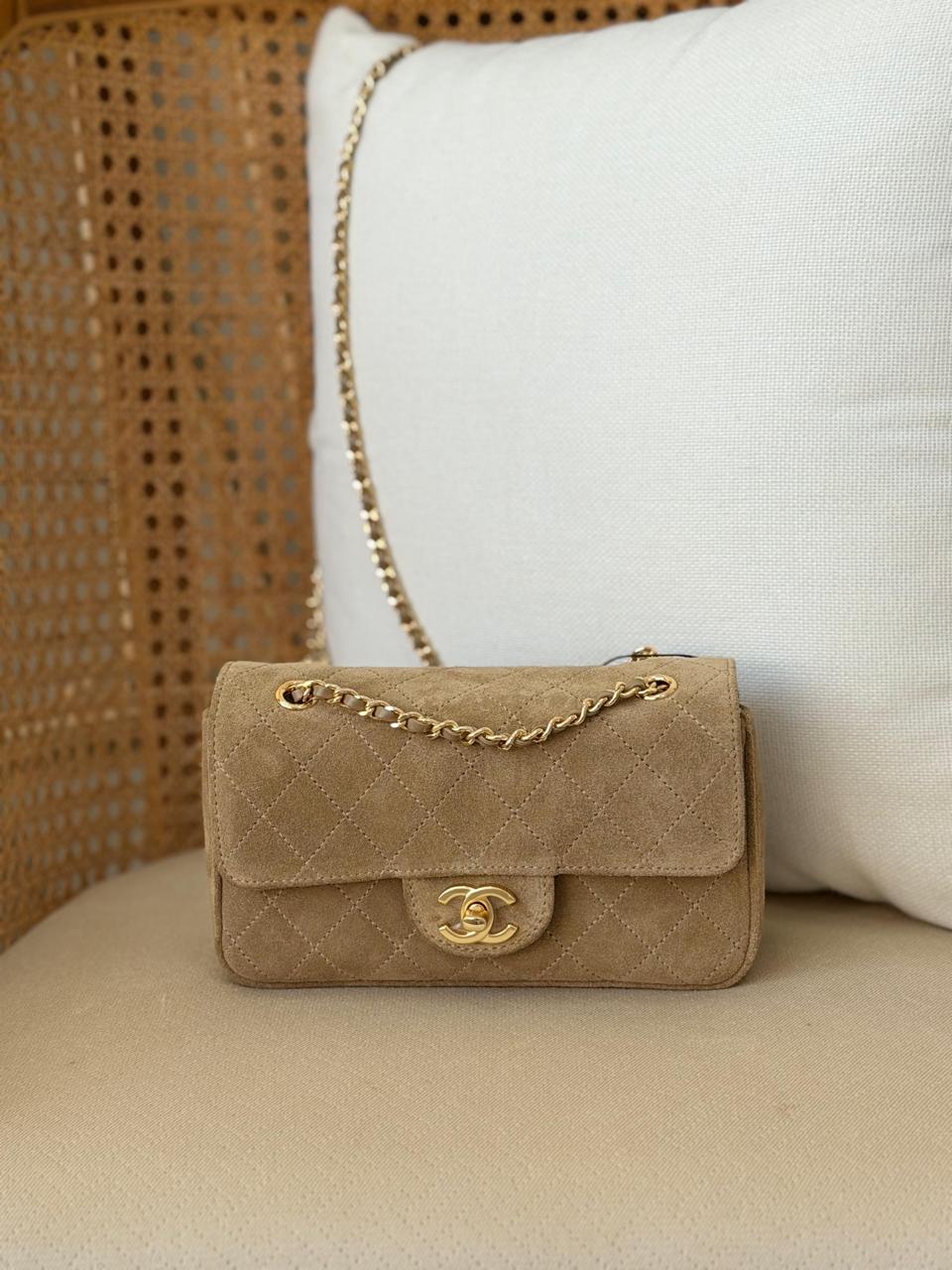 Chanel Classic Suede Flap bag