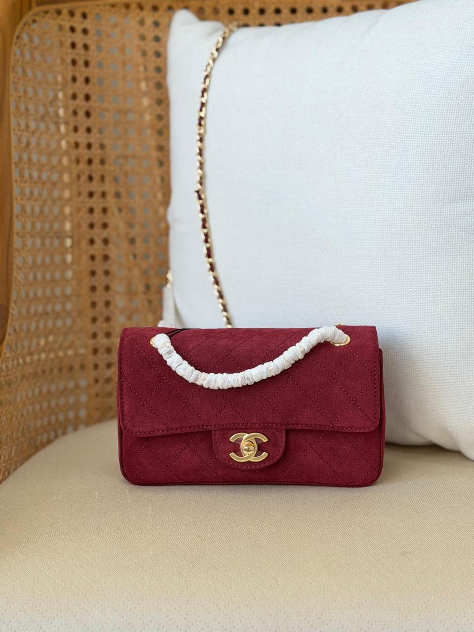 Chanel Classic Suede Flap bag