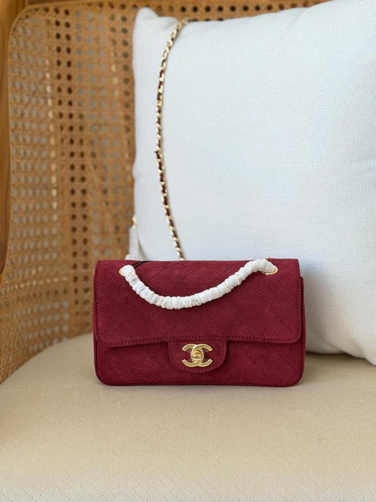 Chanel Classic Suede Flap bag