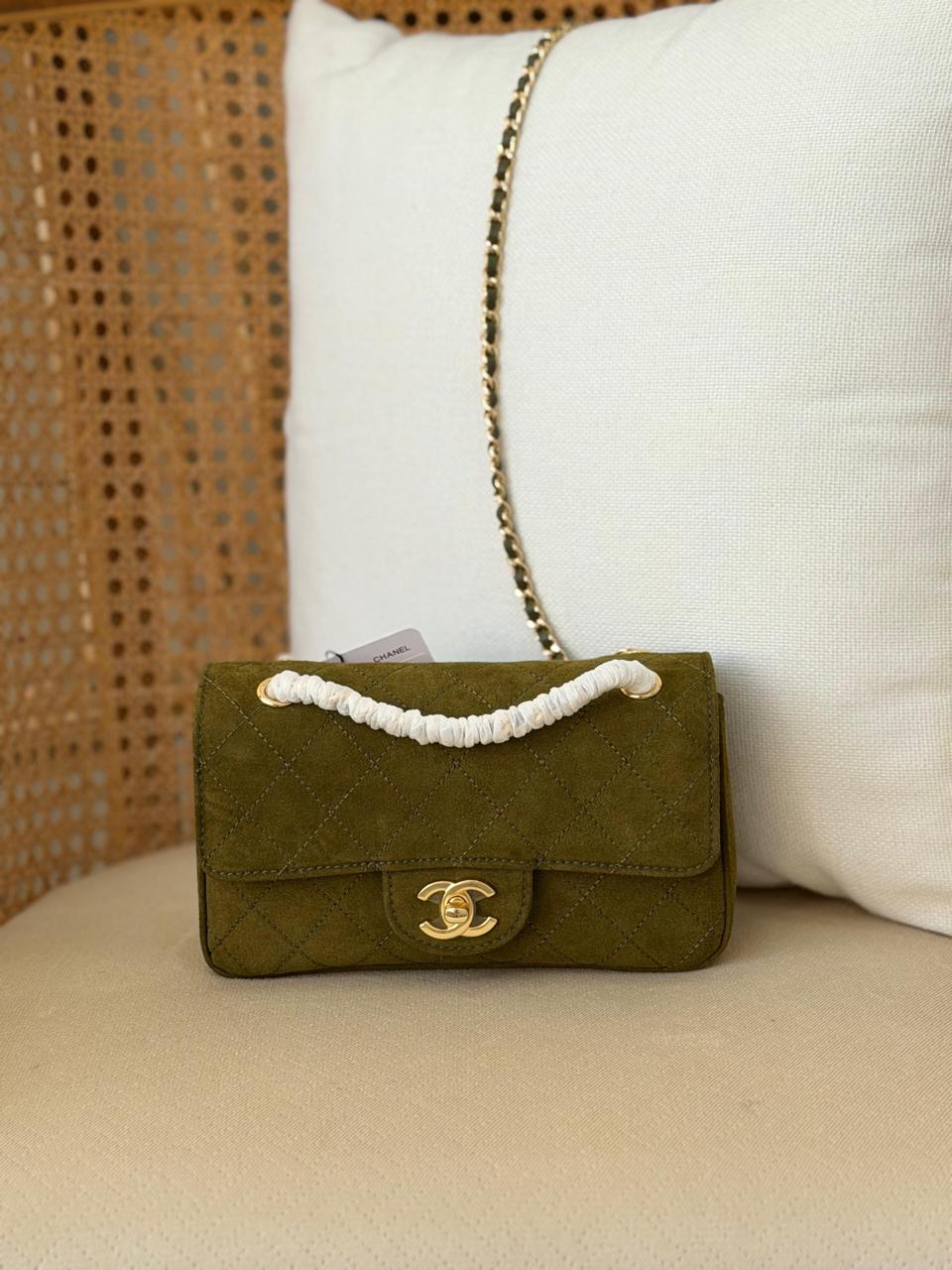 Chanel Classic Suede Flap bag