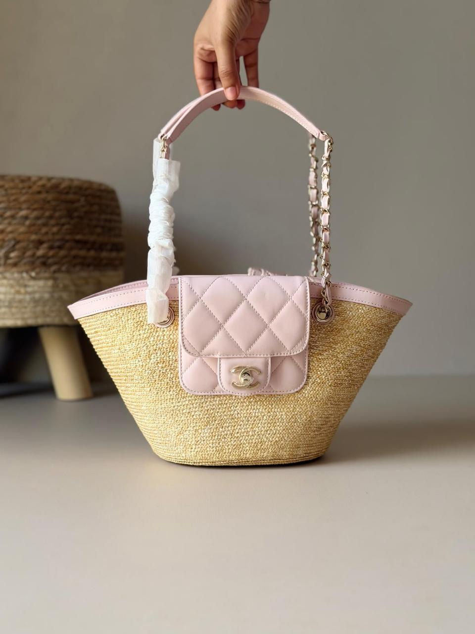 Chanel Braided Straw Bag