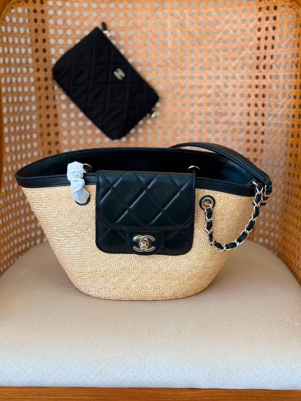 Chanel Braided Straw Bag