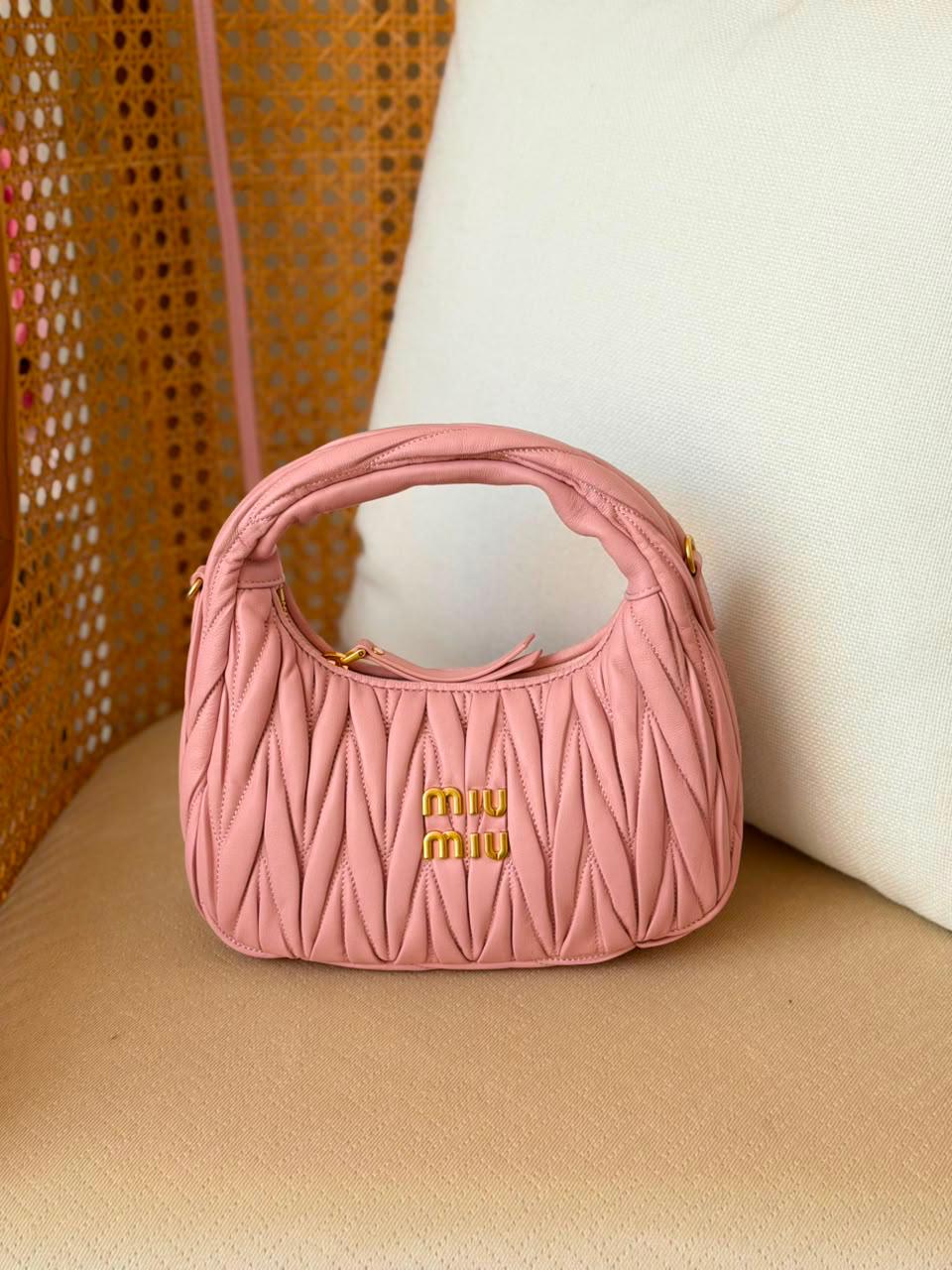 Miu MIu Wander Nappa Leather Bag