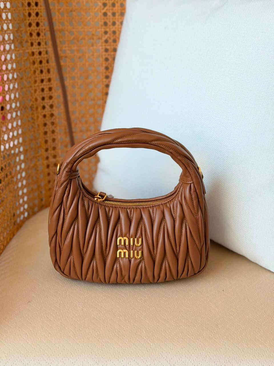 Miu MIu Wander Nappa Leather Bag