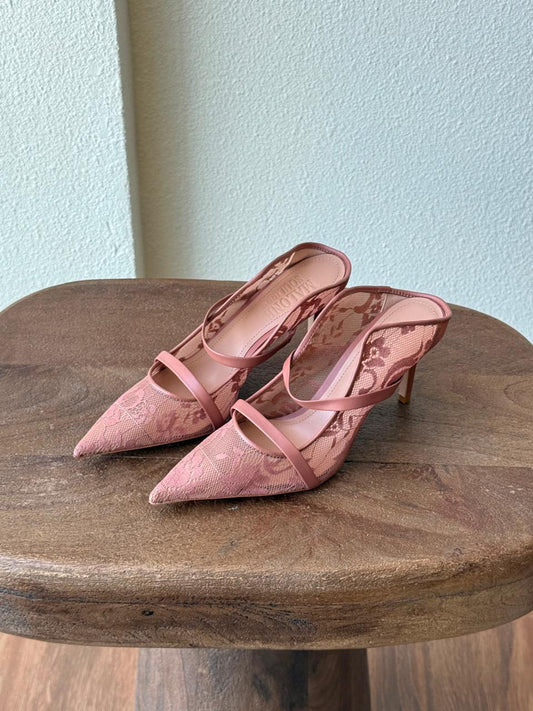 Malone Souliers Mules In Lace And Nappa