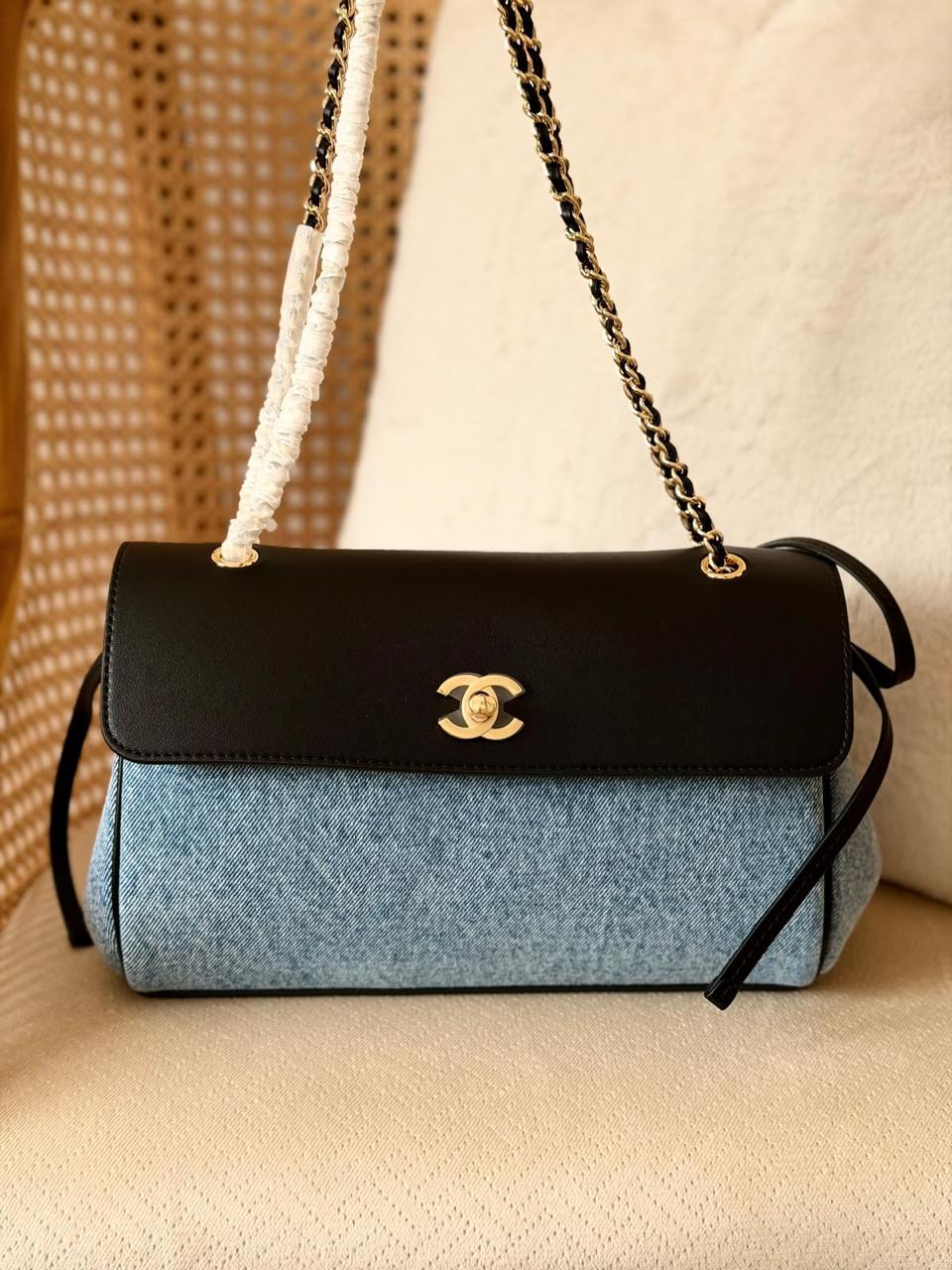 Chanel Two Toned Bag 25 cm