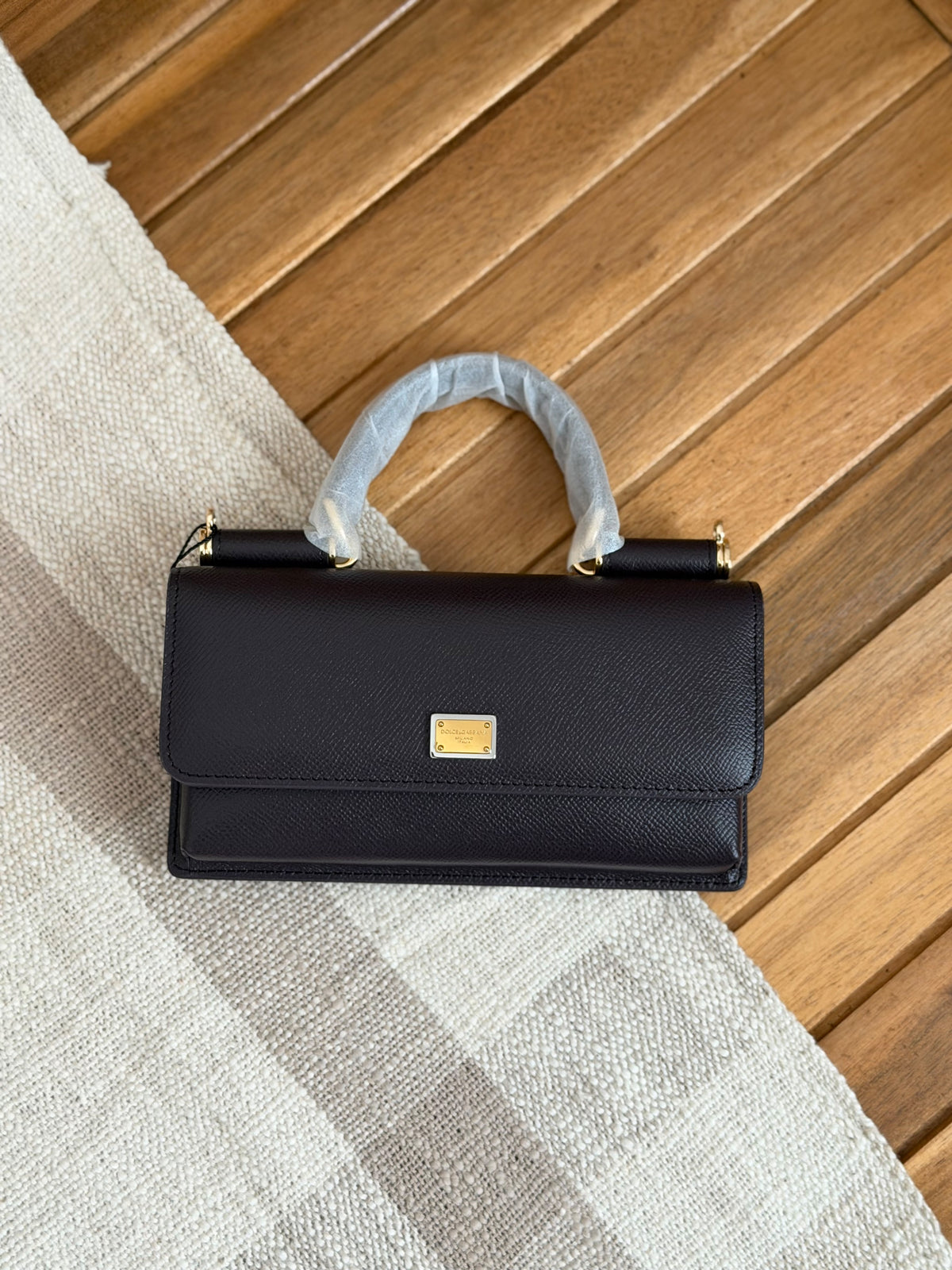 D&G Front Flap Mini Bag With Chain