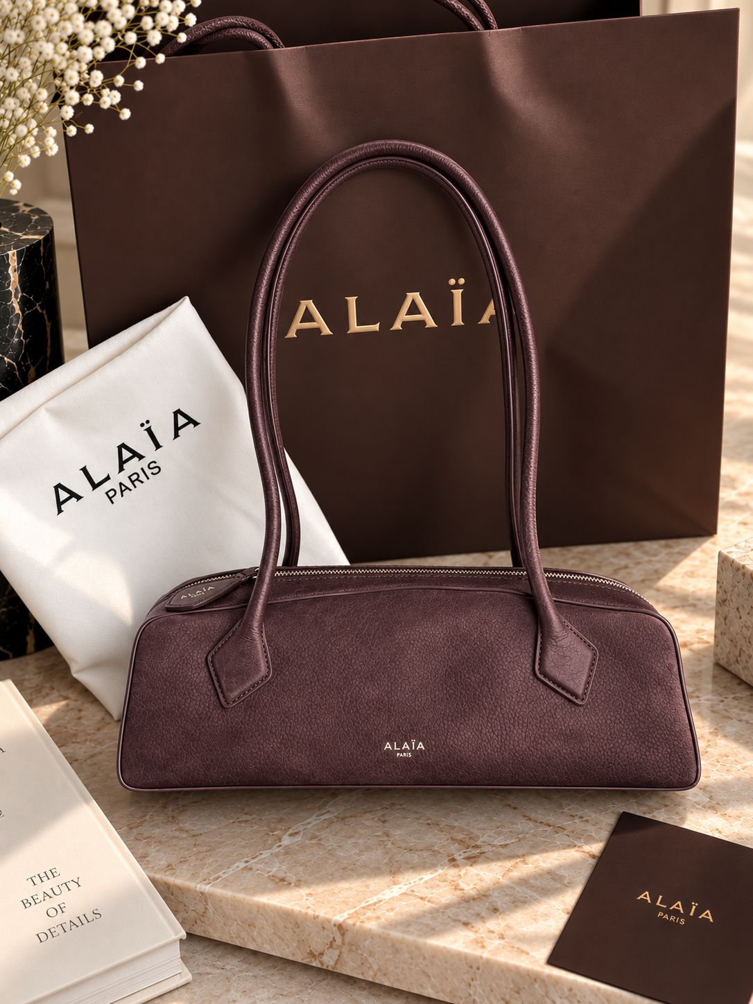 Alaia Le Teckel Medium Shoulder Bag 32 cm