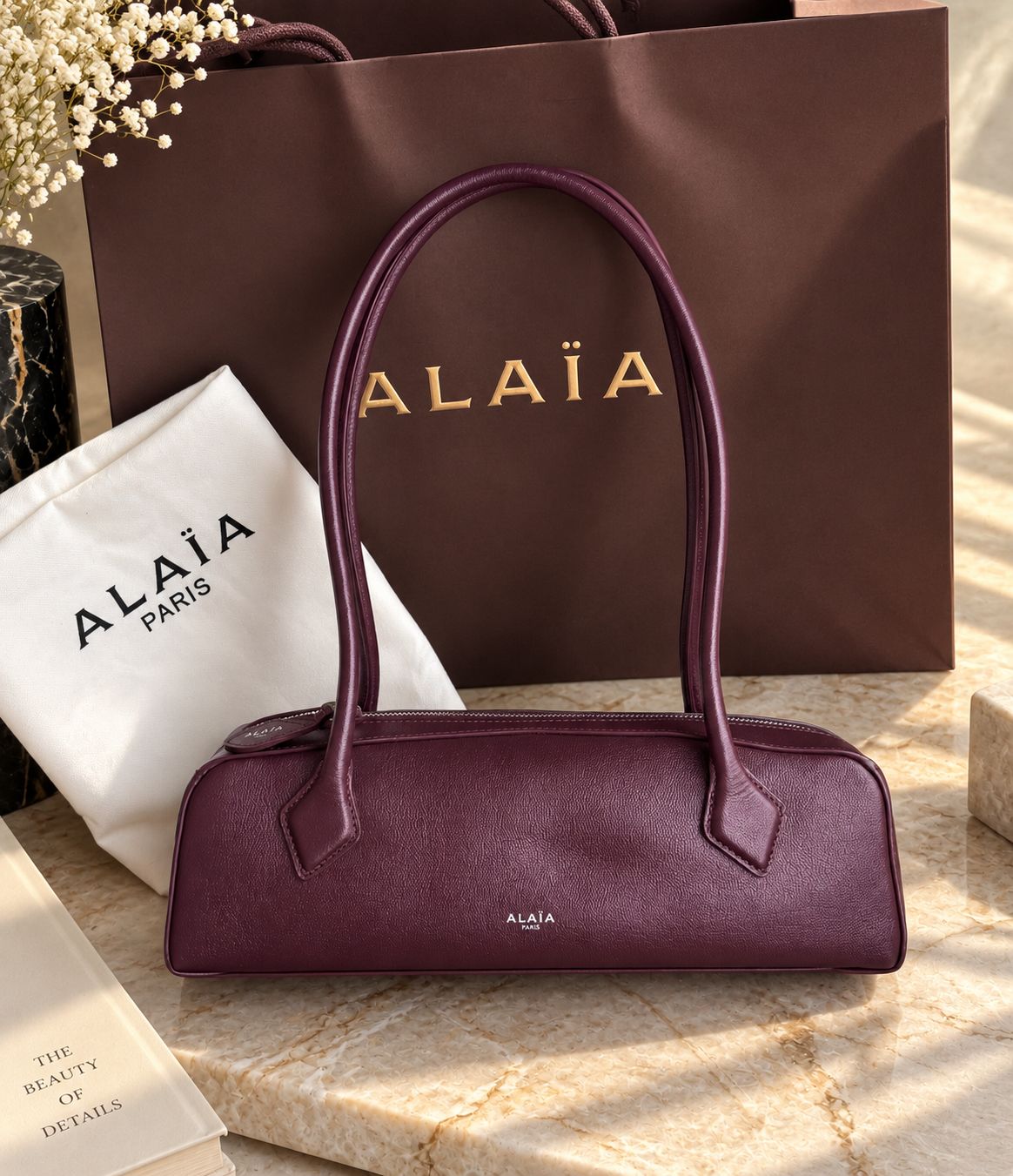 Alaia Le Teckel Medium Shoulder Bag 32 cm