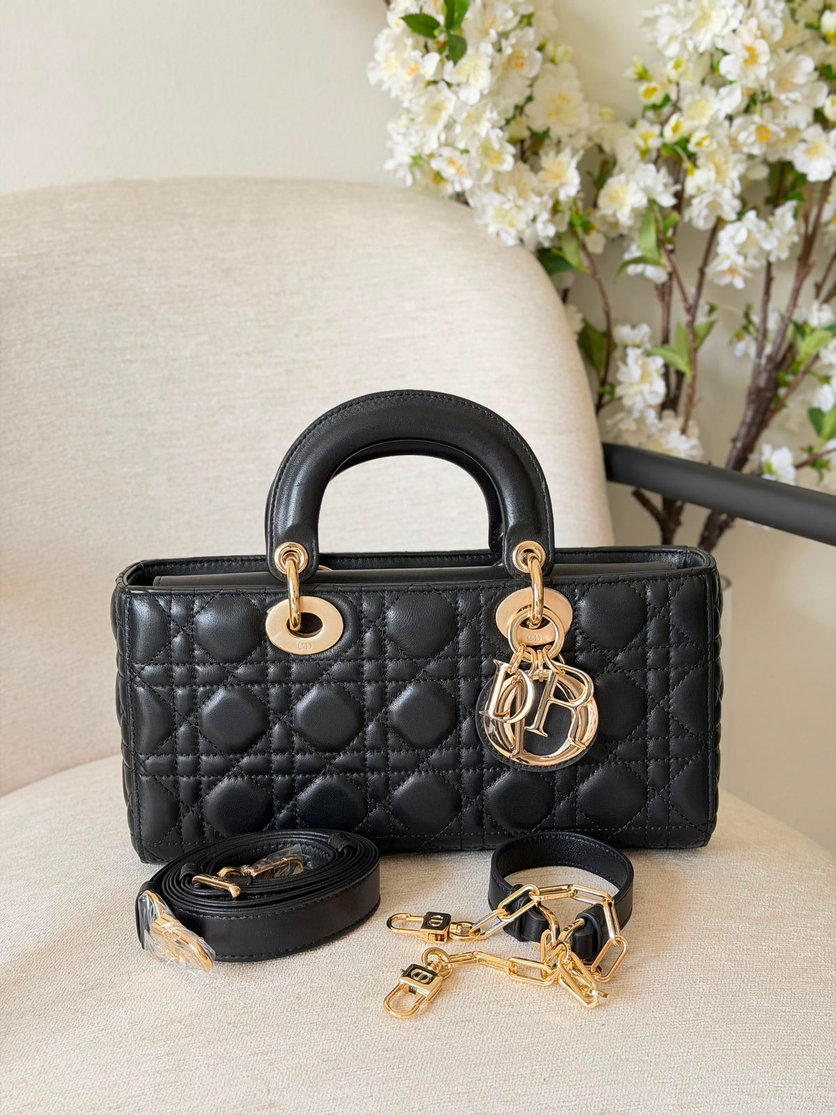 Dior D-Joy Bag Lambskin 26 cm