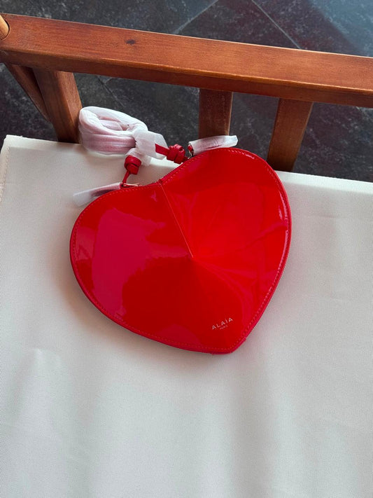Alaia Heart Shape Crossbody Bag