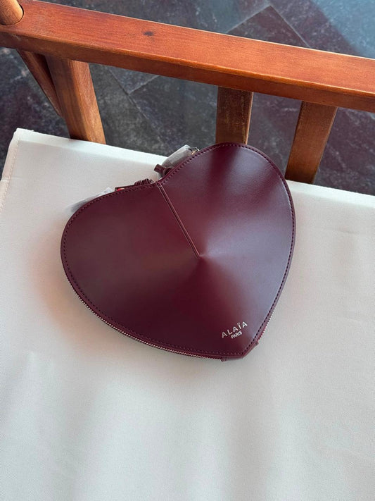 Alaia Heart Shape Crossbody Bag