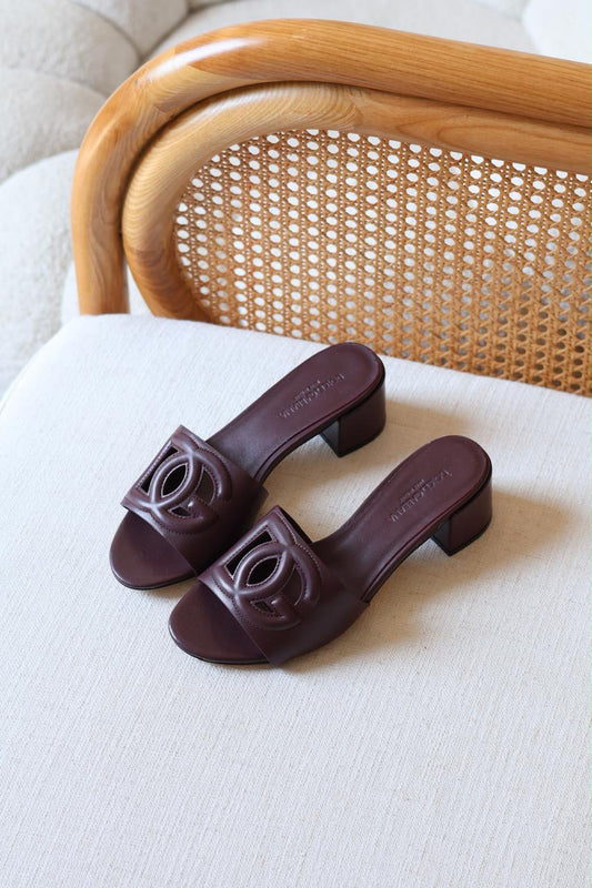 D&G Heel Sandal With DG Logo