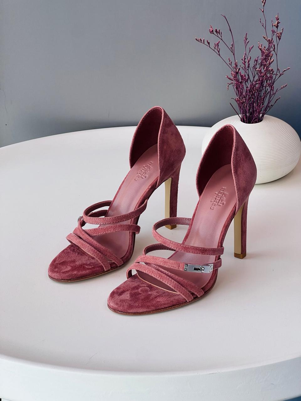 Hermes Rose Antique Sandals